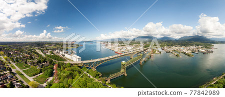 Industrial Site and Second Narrows Bridge 77842989