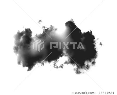 Black cloud isolated on white background Black cloud isolated on white background 77844684
