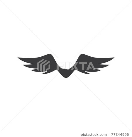 Wing logo symbol vector 77844996