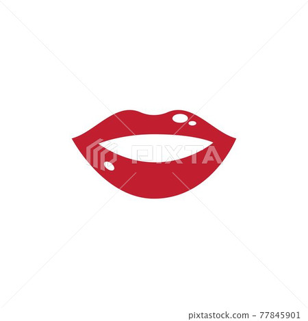 Beauty lips women icon 77845901
