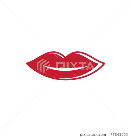Beauty lips women icon 77845903