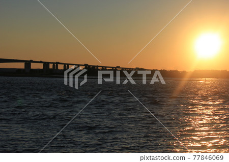 濱名湖:從弁天島看日落 濱名湖:從弁天島看日落 77846069