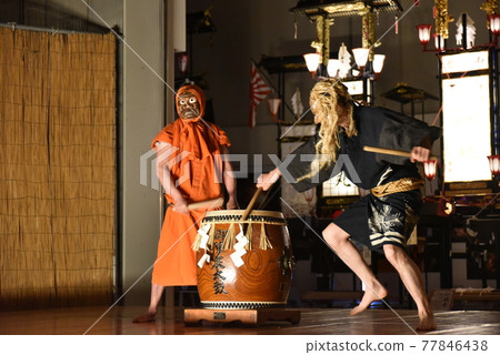 石川縣輪島市五神城太鼓示範（桐子會館） 77846438