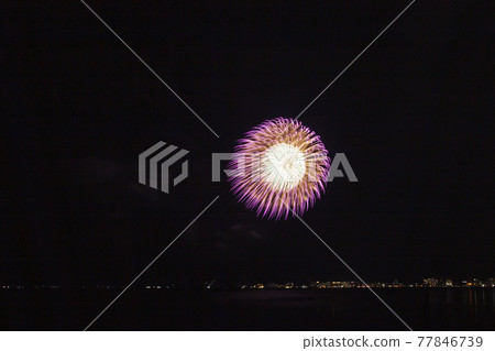 Matsue City Lake Shinji Water Town Festival Fireworks Festival Scenery 2019-31 77846739