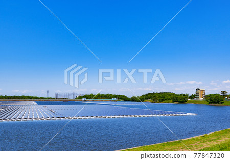 Yamakura Water Mega Solar Solar Power Generation [Carbon Neutral Image] 77847320