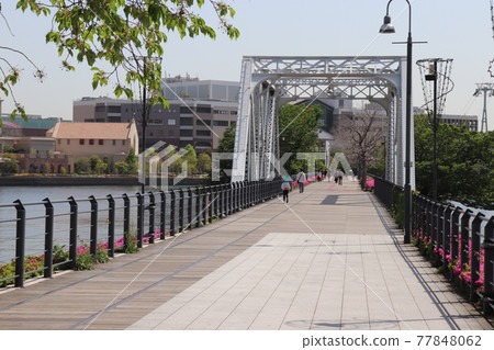 火車路港未來高島貨運線廢棄鐵路橫濱神奈川縣 火車路港未來高島貨運線廢棄鐵路橫濱神奈川縣 77848062