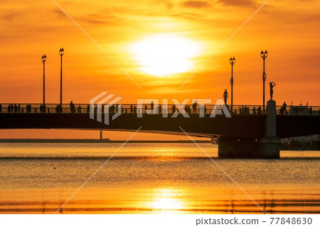 釧路的日落 77848630