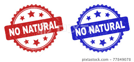 NO NATURAL Rosette Stamp Seals with Corroded Texture 77849078