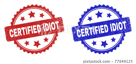 CERTIFIED IDIOT Rosette Seals with Rubber Surface CERTIFIED IDIOT Rosette Seals with Rubber Surface 77849125