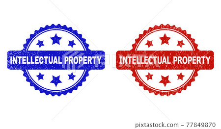 INTELLECTUAL PROPERTY Rosette Stamp Seals Using Unclean Texture INTELLECTUAL PROPERTY Rosette Stamp Seals Using Unclean Texture 77849870