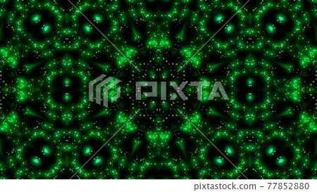 粒子閃亮幾何圖案夜光霓虹萬花筒CG背景壁紙 77852880