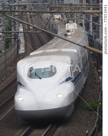 Shinkansen N700S J9 formation near Yamashina 77853041