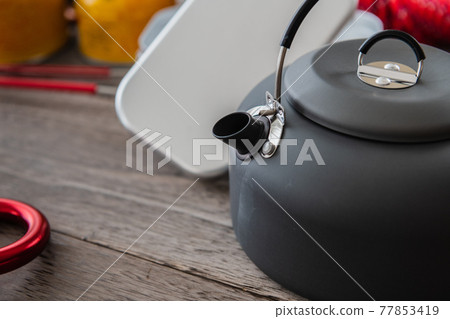 camping equipment kettle