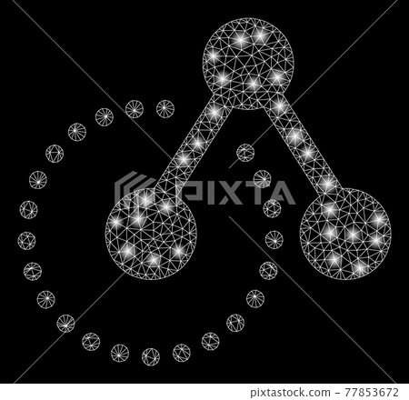 Bright Mesh 2D Structure Analysis with Flare Spots 77853672