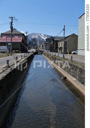 小樽街景“壽司屋大道/大正玻璃博物館”（北海道小樽市） 77856103
