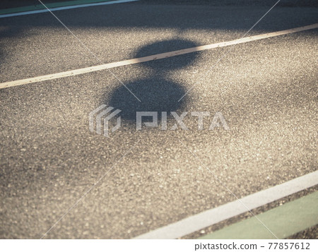 Center line approaching dusk 77857612