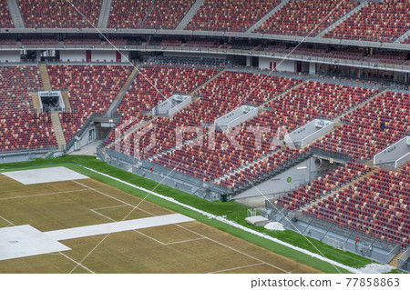 Big sports arena of the Olympic complex Luzhniki in Moscow, Russia 77858863