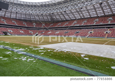 Big sports arena of the Olympic complex Luzhniki in Moscow, Russia 77858866