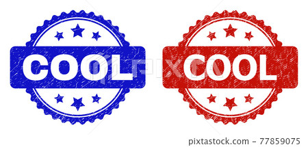 COOL Rosette Watermarks with Rubber Surface - Stock Illustration ...