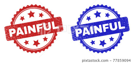 PAINFUL Rosette Watermarks with Rubber Texture 77859094