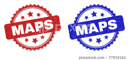MAPS Rosette Stamp Seals Using Rubber Surface 77859162