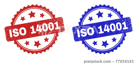 ISO 14001 Rosette Seals with Corroded Style ISO 14001 Rosette Seals with Corroded Style 77859183