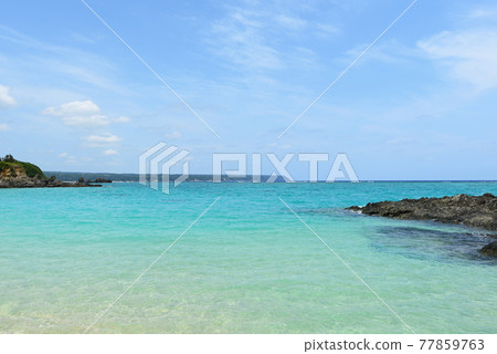 Beautiful seascape of Okinawa 77859763