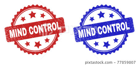 MIND CONTROL Rosette Stamps with Distress Surface 77859807