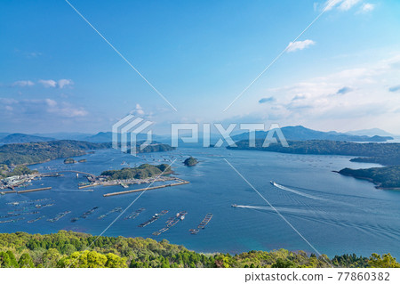[Landscape from Hario Park Observatory] Takanosu, Nagashima-cho, Izumi-gun, Kagoshima Prefecture 77860382