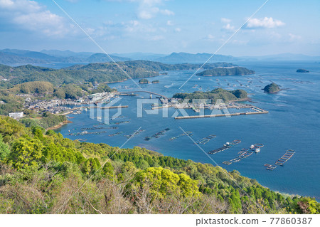 [Landscape from Hario Park Observatory] Takanosu, Nagashima-cho, Izumi-gun, Kagoshima Prefecture 77860387