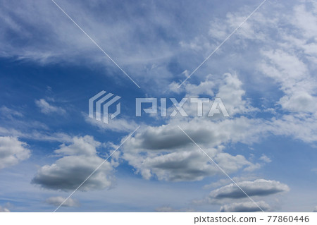 White clouds cumulus floating on natural sky daylight composition White clouds cumulus floating on natural sky daylight composition 77860446