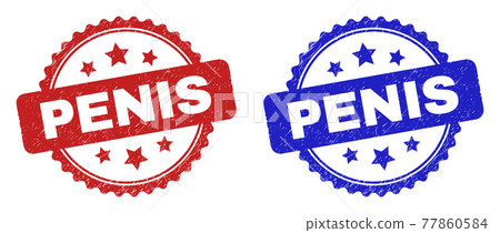 PENIS Rosette Stamp Seals Using Corroded Texture PENIS Rosette Stamp Seals Using Corroded Texture 77860584