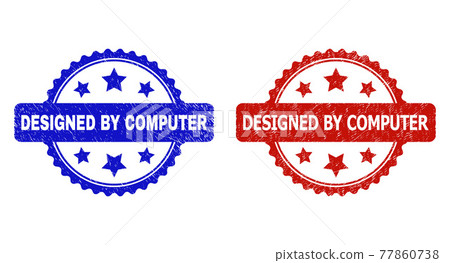 DESIGNED BY COMPUTER Rosette Watermarks with Corroded Surface DESIGNED BY COMPUTER Rosette Watermarks with Corroded Surface 77860738