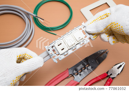 Electrical work Switch outlet work 77861032