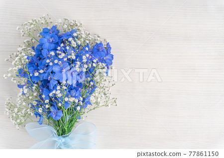 Delphinium and Gypsophila Bouquet Delphinium and Gypsophila Bouquet 77861150