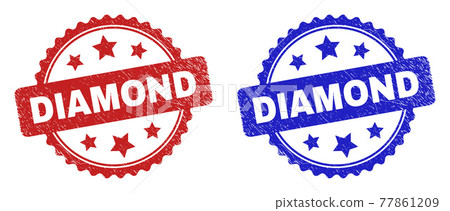 DIAMOND Rosette Stamps Using Corroded Surface DIAMOND Rosette Stamps Using Corroded Surface 77861209