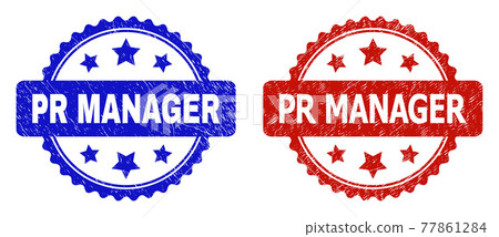 PR MANAGER Rosette Watermarks with Scratched Style PR MANAGER Rosette Watermarks with Scratched Style 77861284