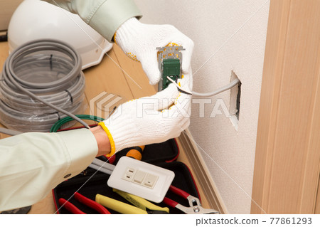 Electrical work Electrician Electrical work Electrician 77861293