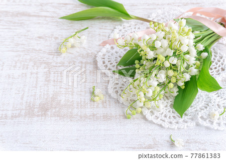 鈴蘭迷你花束 照片素材 圖片 圖庫