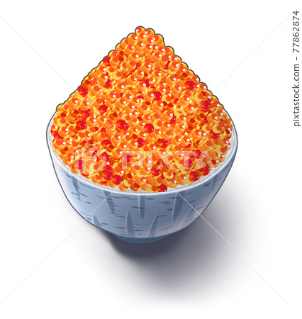 Large salmon roe bowl 77862874