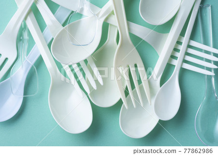 Disposable plastic spoon / fork Disposable plastic spoon / fork 77862986