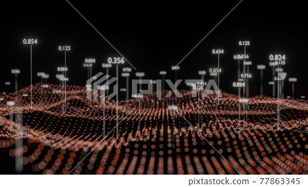 Big Data Visualization. Abstract structure 77863345