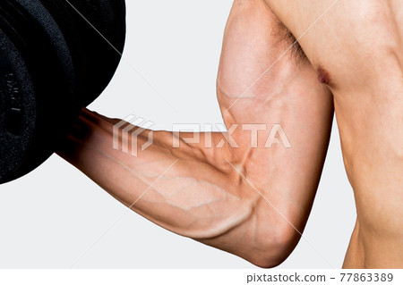 男性手臂肌肉訓練圖片 77863389