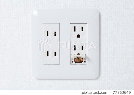 帶接地（大地）端子的插座 77863649