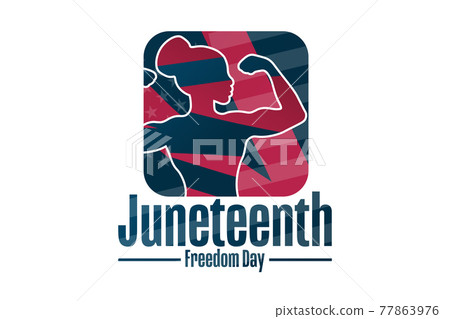 Juneteenth. Freedom Day. June 19. Holiday concept. Template for background, banner, card, poster Juneteenth. Freedom Day. June 19. Holiday concept. Template for background, banner, card, poster 77863976