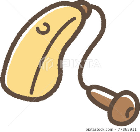 助聽器可愛插圖 77865911