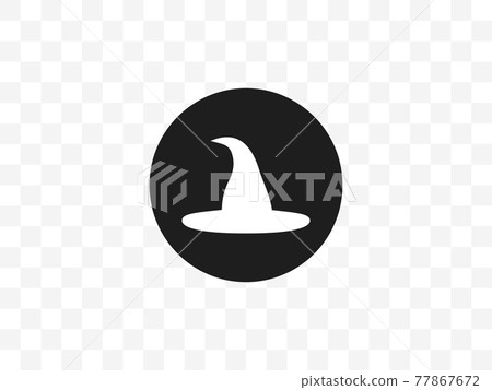 Hat icon. Vector illustration, flat design. Hat icon. Vector illustration, flat design. 77867672