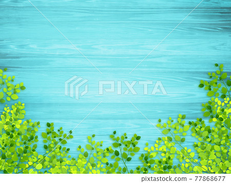 Fresh green wood (background material) 77868677