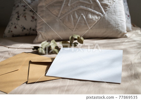 blank greeting card invitation mockup with craft paper envelope feminine still life composition blank greeting card invitation mockup with craft paper envelope feminine still life composition 77869535