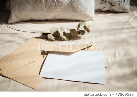 blank greeting card invitation mockup with craft paper envelope feminine still life composition blank greeting card invitation mockup with craft paper envelope feminine still life composition 77869536